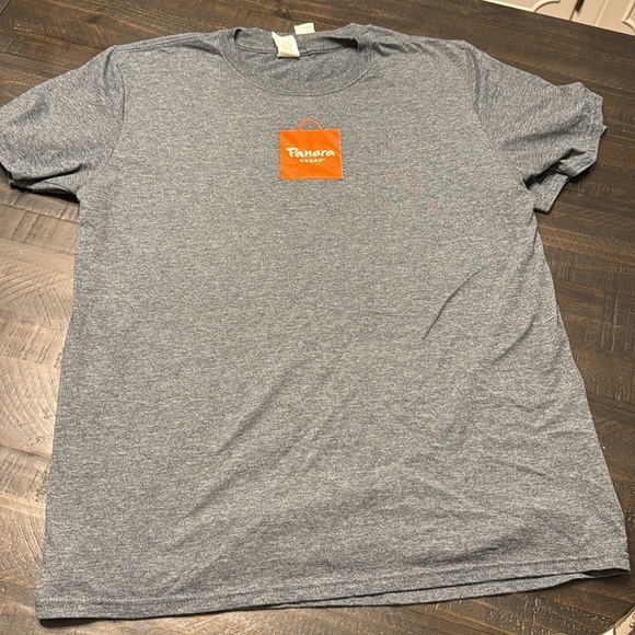 BUNDLE OF 3 Panera Bread Gray Short Sleeve Gildan Unisex T-Shirts Large LIKE NEW - Picture 8 of 9